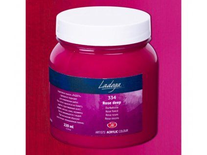 Nevskaya Palitra Ladoga akrylová barva 220 ml, odstín růžová tmavá 334