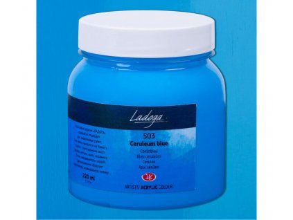 Nevskaya Palitra Ladoga akrylová barva 220 ml, odstín modrá ceruleum 503