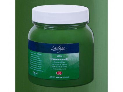 Nevskaya Palitra Ladoga akrylová barva 220 ml, odstín zelená oxid chromu 704