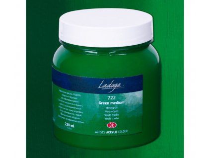 Nevskaya Palitra Ladoga akrylová barva 220 ml, odstín zelená střední 722