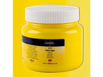 Nevskaya Palitra Ladoga akrylová barva 500 ml, odstín žlutá světlá 213