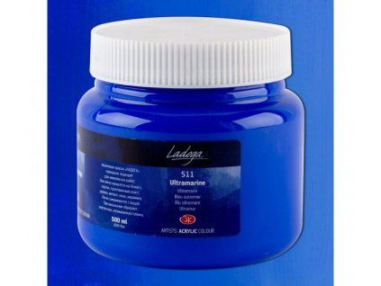 Nevskaya Palitra Ladoga akrylová barva 500 ml, odstín modrá ultramarín 511