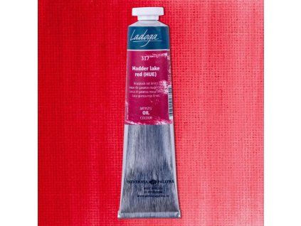 Olejová barva Nevskaya Palitra Ladoga 46 ml, odstín 317 Madder lake imitace, červená