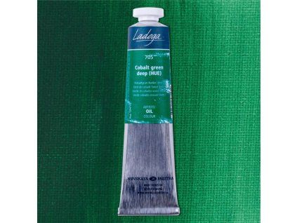 Olejová barva Nevskaya Palitra Ladoga 46 ml, odstín 705 kobalt zelený tmavý imitace