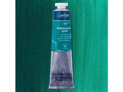 Olejová barva Nevskaya Palitra Ladoga 46 ml, odstín 703 zelená Phtalocyanine