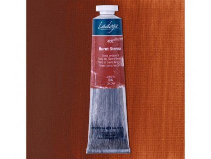 Olejová barva Nevskaya Palitra Ladoga 46 ml, odstín 406 siena pálená, hliníková tuba