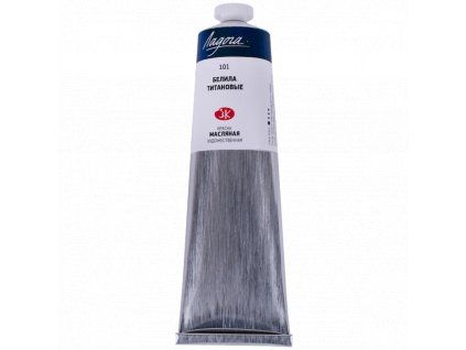 Olejová barva Nevskaya Palitra Ladoga 120 ml, odstín Titanium white, hliníková tuba