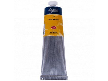 Nevskaya Palitra Ladoga olejová barva 120 ml, odstín Yellow ochre, hliníková tuba