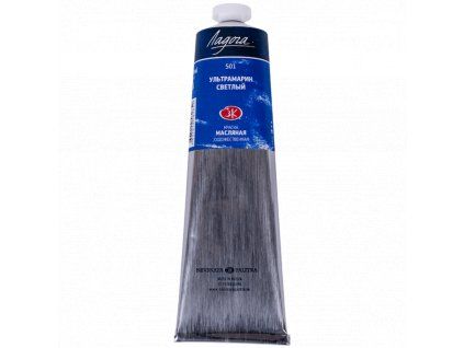 Olejová barva Ladoga 120 ml Nevskaya Palitra, odstín Ultramarin light, modrá