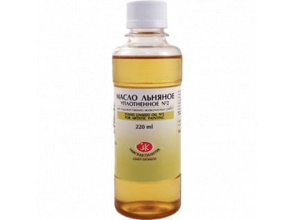Nevskaya Palitra 3K zahuštěný lněný olej 220 ml, přípravek pro olejové barvy