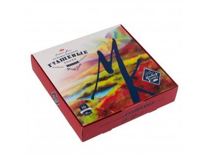 Nevskaya Palitra Master Class kvašové barvy, profesionální sada 16 x 20 ml
