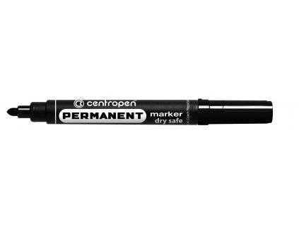 Centropen 8510 permanentní popisovač černý, válcový hrot 2,5 mm, alkoholová báze