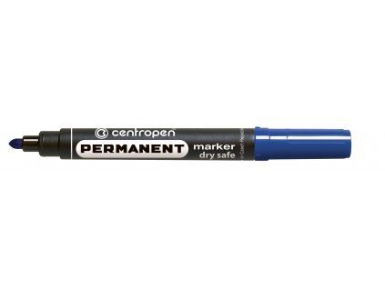 Centropen 8510 modrý permanentní popisovač, válcový hrot 2,5 mm, alkoholová báze