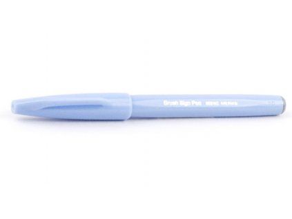 Štětcový fix Pentel Brush Pen Sign SES15, odstín modro šedá, flexibilní štětcový hrot