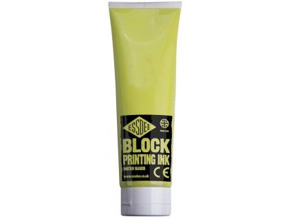 Essdee Linoryt barva 300 ml, fluorescentní žlutá, tisková barva na vodní bázi