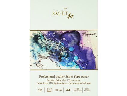 Blok SM.LT Super Yupo Professional A4, 200g, 10 listů, syntetický polypropylenový papír
