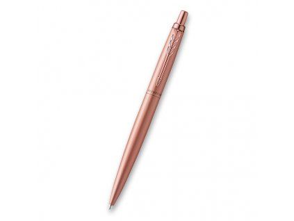 Kuličkové pero Parker Jotter XL Monochrome Pink Gold PGT, stiskací mechanismus, dárková krabička