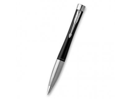 Kuličkové pero Parker Urban Twist Muted Black CT s chromovými doplňky a matnou lakovanou úpravou