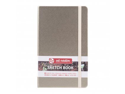 Talens Art Creation Sketch Book skicák tvrdá vazba 13x21 cm, 80 listů 140 g, odstín Champagne