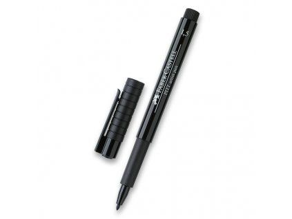 Faber-Castell Pitt Artist Pen 1,5 mm, černý dokumentní popisovač s pigmentovým inkoustem