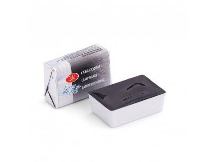 Nevskaya Palitra White Nights akvarelová barva 2,5 ml, odstín 801 Black Lamp, černá