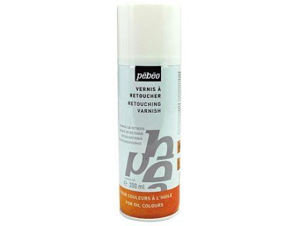 Pébéo retušovací lak na olej ve spreji 200 ml pro olejové barvy