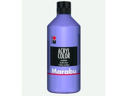 Marabu Acryl Color 500 ml akrylová barva, odstín 007 levandulová
