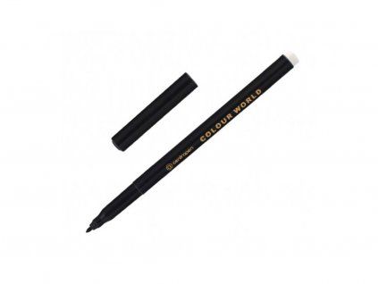 Centropen 7550 černý popisovač s hrotem 2 mm, vypratelný inkoust pro školu
