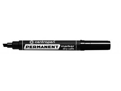 Centropen 8516 permanentní popisovač s klínovým hrotem, šířka stopy 2-5 mm, černá