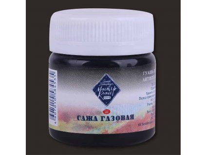 Kvašová barva Nevskaya Palitra Master Class 40 ml, odstín Lamp black, černá