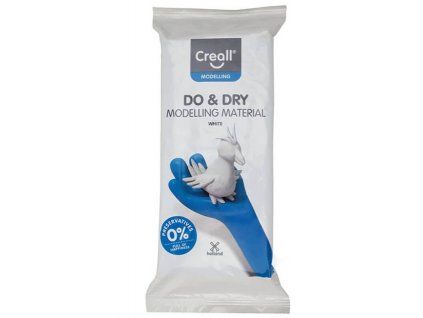Creall DO&DRY samotvrdnoucí modelovací hmota 500 g, bílá, hypoalergenní