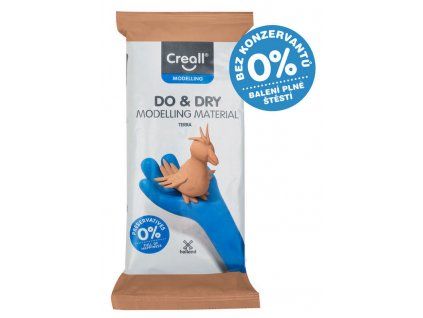 Creall DO&DRY samotvrdnoucí modelovací hmota 500 g, barva terracotta