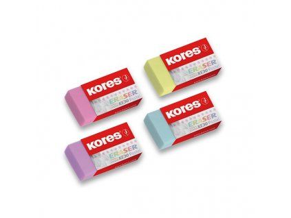 Guma Kores KE30 pastel bez ftalátů a latexu, pro grafitové tužky všech tvrdostí