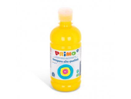 Temperová barva Primo Alta 500 ml, odstín žlutá citron, lahvička s dávkovačem