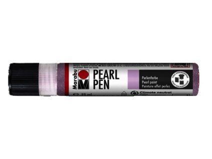 Marabu Pearl Pen 25 ml tekuté pero třpytivě růžovo fialové, perleťový efekt