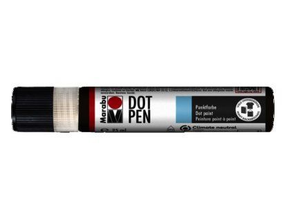 Marabu Dot Pen tečkovací pero 25 ml, odstín medium brown, matná perleťová barva