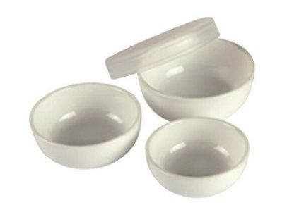 Talens sada 3 misek s víčkem, bílý plast, průměry 4,4, 5 a 5,7 cm, Royal Talens