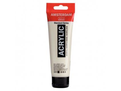 Royal Talens Amsterdam akrylová barva 120 ml, odstín 222 Naples yellow light, krémová