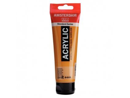 Royal Talens Amsterdam akrylová barva 120 ml, odstín 231 Gold Ochre, okrová
