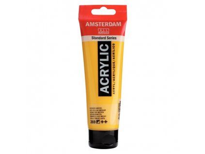 Akrylová barva Royal Talens Amsterdam 120 ml, odstín 269 Azo Yellow Med, žlutá