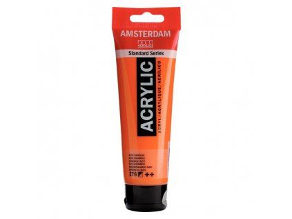 Royal Talens Amsterdam akrylová barva 120 ml, odstín 276 Azo Orange, středně viskózní