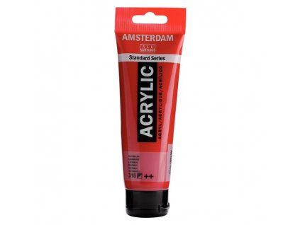 Royal Talens Amsterdam akrylová barva 120 ml, odstín 318 Carmine červená