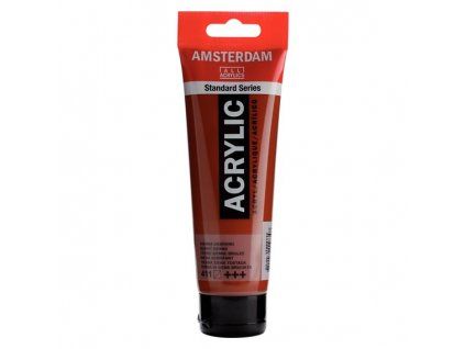 Royal Talens Amsterdam akrylová barva 120 ml, odstín 411 Burnt Sienna, hnědá