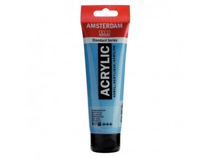 Royal Talens Amsterdam akrylová barva 120 ml, odstín 517 Kings Blue, střední viskozita