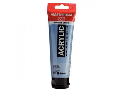 Akrylová barva Royal Talens Amsterdam 120 ml, odstín 562 Greyish Blue, střední viskozita