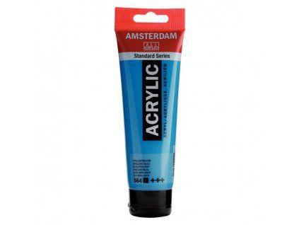 Royal Talens Amsterdam akrylová barva 120 ml, odstín 564 Brillant Blue, modrá