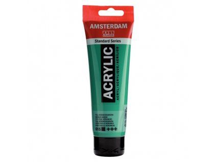 Royal Talens Amsterdam akrylová barva 120 ml, odstín 615 Emerald Green, zelená