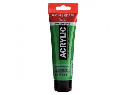 Royal Talens Amsterdam akrylová barva 120 ml, odstín 618 Permanent Green Light, zelená