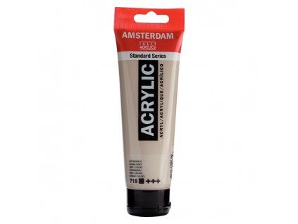Royal Talens Amsterdam akrylová barva 120 ml, odstín 718 Warm Grey, šedá