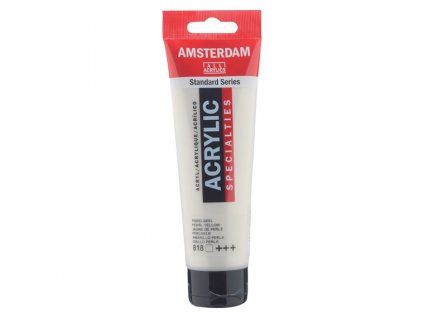 Royal Talens Amsterdam akrylová barva 120 ml, odstín 818 Pearl Yellow, perleťová žlutá